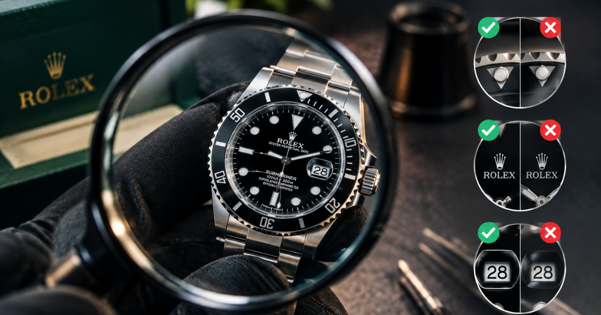 spot a fake rolex