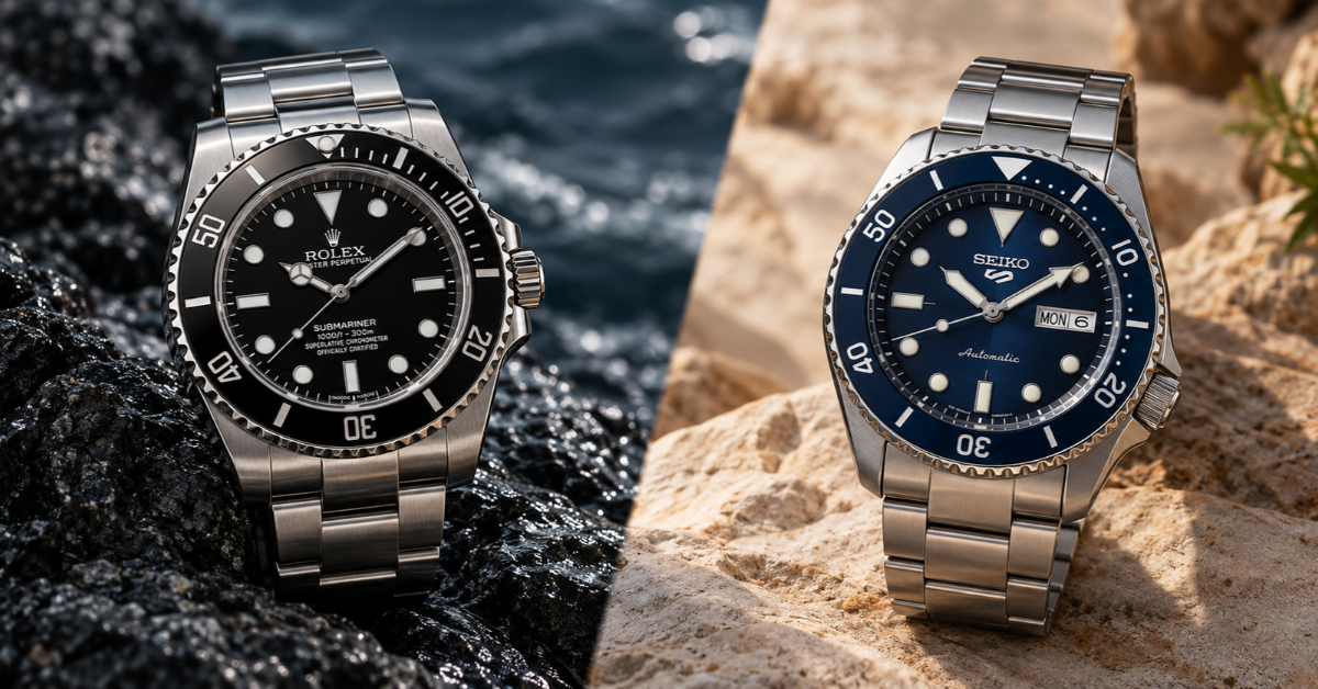 Rolex Submariner vs Seiko 5