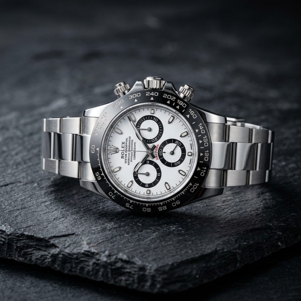 Rolex Daytona chronograph on a wrist
